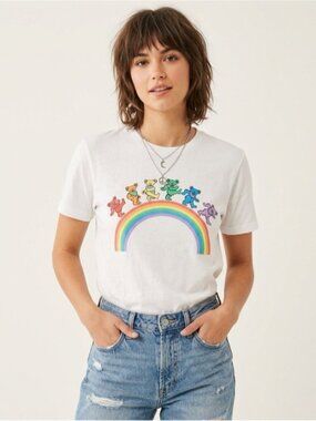 Grateful Dead “Love and Peace” Rainbow Bears T-Shirt XS